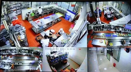 學(xué)校食堂安裝高清監(jiān)控攝像頭，不僅為了監(jiān)控更是為了舌尖上的安全